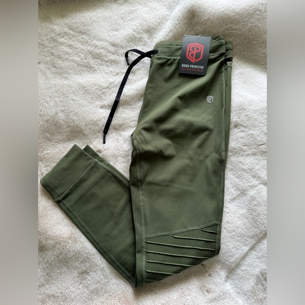 NWT Born Primitive Pleated Moto leggings
